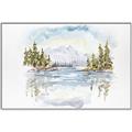 Picture of Reflections of the North II _GroupedProduct_Rectangle_Landscape_Canvas_Framed_