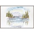 Picture of Reflections of the North II _GroupedProduct_Rectangle_Landscape_Canvas_Framed_