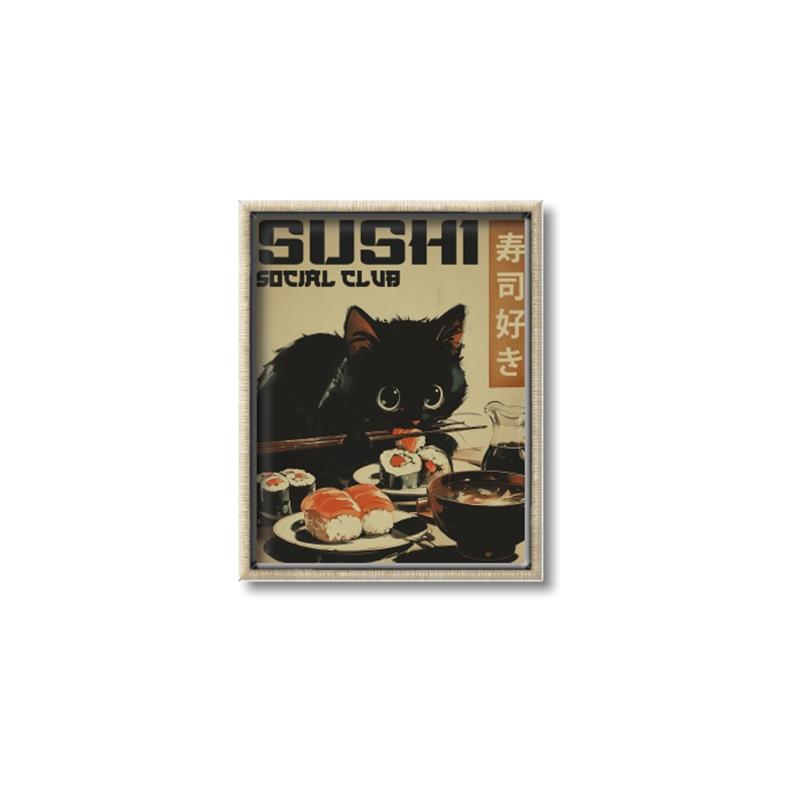 Picture of The Salmon Thief _GroupedProduct_Rectangle_Portrait_Canvas_Framed_