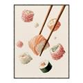 Picture of Sushi Situation _GroupedProduct_Rectangle_Portrait_Canvas_Framed_