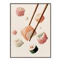 Picture of Sushi Situation _GroupedProduct_Rectangle_Portrait_Canvas_Framed_