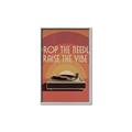Picture of Drop the Needle, Raise the Vibe _GroupedProduct_Rectangle_Portrait_Canvas_Framed_