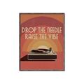 Picture of Drop the Needle, Raise the Vibe _GroupedProduct_Rectangle_Portrait_Canvas_Framed_