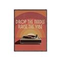 Picture of Drop the Needle, Raise the Vibe _GroupedProduct_Rectangle_Portrait_Canvas_Framed_