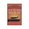 Picture of Drop the Needle, Raise the Vibe _GroupedProduct_Rectangle_Portrait_Canvas_Framed_