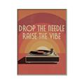 Picture of Drop the Needle, Raise the Vibe _GroupedProduct_Rectangle_Portrait_Canvas_Framed_