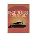 Picture of Drop the Needle, Raise the Vibe _GroupedProduct_Rectangle_Portrait_Canvas_Framed_