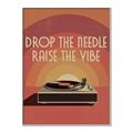Picture of Drop the Needle, Raise the Vibe _GroupedProduct_Rectangle_Portrait_Canvas_Framed_