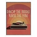 Picture of Drop the Needle, Raise the Vibe _GroupedProduct_Rectangle_Portrait_Canvas_Framed_