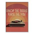 Picture of Drop the Needle, Raise the Vibe _GroupedProduct_Rectangle_Portrait_Canvas_Framed_