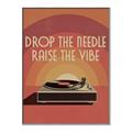 Picture of Drop the Needle, Raise the Vibe _GroupedProduct_Rectangle_Portrait_Canvas_Framed_