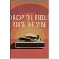 Picture of Drop the Needle, Raise the Vibe _GroupedProduct_Rectangle_Portrait_Canvas_Framed_