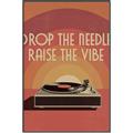 Picture of Drop the Needle, Raise the Vibe _GroupedProduct_Rectangle_Portrait_Canvas_Framed_