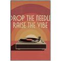 Picture of Drop the Needle, Raise the Vibe _GroupedProduct_Rectangle_Portrait_Canvas_Framed_