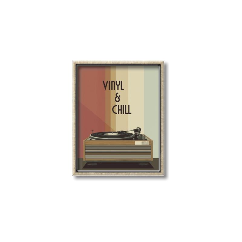 Picture of Vinyl and Chill _GroupedProduct_Rectangle_Portrait_Canvas_Framed_