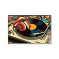 Picture of Disk Jockey  _GroupedProduct_Rectangle_Landscape_Canvas_Framed_