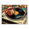 Picture of Disk Jockey  _GroupedProduct_Rectangle_Landscape_Canvas_Framed_