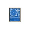 Picture of Blue Print Vinyl II _GroupedProduct_Rectangle_Portrait_Photography _GroupedProduct_Rectangle_Portrait_Canvas_Framed_