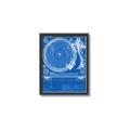 Picture of Blue Print Vinyl II _GroupedProduct_Rectangle_Portrait_Photography _GroupedProduct_Rectangle_Portrait_Canvas_Framed_