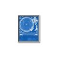 Picture of Blue Print Vinyl II _GroupedProduct_Rectangle_Portrait_Photography _GroupedProduct_Rectangle_Portrait_Canvas_Framed_