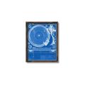 Picture of Blue Print Vinyl II _GroupedProduct_Rectangle_Portrait_Photography _GroupedProduct_Rectangle_Portrait_Canvas_Framed_