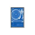 Picture of Blue Print Vinyl II _GroupedProduct_Rectangle_Portrait_Photography _GroupedProduct_Rectangle_Portrait_Canvas_Framed_