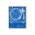 Picture of Blue Print Vinyl II _GroupedProduct_Rectangle_Portrait_Photography _GroupedProduct_Rectangle_Portrait_Canvas_Framed_