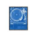 Picture of Blue Print Vinyl II _GroupedProduct_Rectangle_Portrait_Photography _GroupedProduct_Rectangle_Portrait_Canvas_Framed_