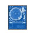 Picture of Blue Print Vinyl II _GroupedProduct_Rectangle_Portrait_Photography _GroupedProduct_Rectangle_Portrait_Canvas_Framed_