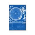 Picture of Blue Print Vinyl II _GroupedProduct_Rectangle_Portrait_Photography _GroupedProduct_Rectangle_Portrait_Canvas_Framed_