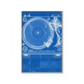 Picture of Blue Print Vinyl II _GroupedProduct_Rectangle_Portrait_Photography _GroupedProduct_Rectangle_Portrait_Canvas_Framed_