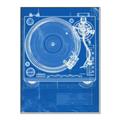 Picture of Blue Print Vinyl II _GroupedProduct_Rectangle_Portrait_Photography _GroupedProduct_Rectangle_Portrait_Canvas_Framed_