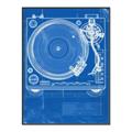 Picture of Blue Print Vinyl II _GroupedProduct_Rectangle_Portrait_Photography _GroupedProduct_Rectangle_Portrait_Canvas_Framed_