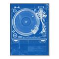 Picture of Blue Print Vinyl II _GroupedProduct_Rectangle_Portrait_Photography _GroupedProduct_Rectangle_Portrait_Canvas_Framed_