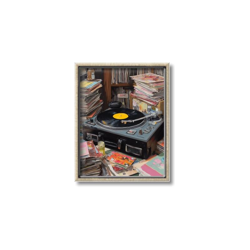 Picture of The Vinyl Vault _GroupedProduct_Rectangle_Portrait_Canvas_Framed_