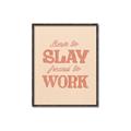 Picture of Born to Slay, Forced to Work _GroupedProduct_Rectangle_Portrait_Canvas_Framed_