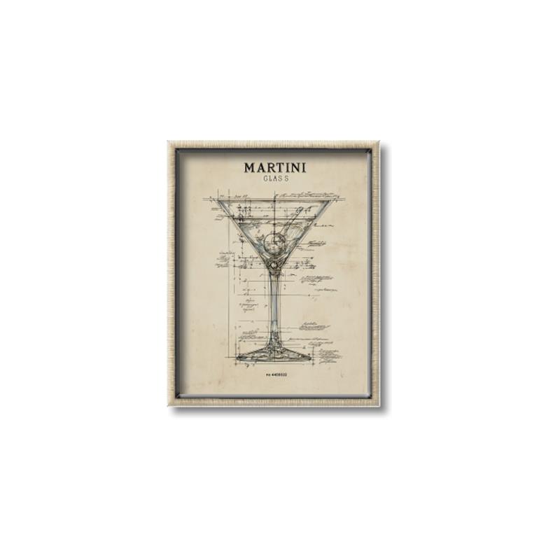 Picture of The Anatomy of a Martini _GroupedProduct_Rectangle_Portrait_Canvas_Framed_
