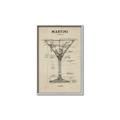 Picture of The Anatomy of a Martini _GroupedProduct_Rectangle_Portrait_Canvas_Framed_