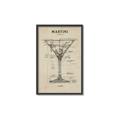 Picture of The Anatomy of a Martini _GroupedProduct_Rectangle_Portrait_Canvas_Framed_