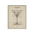Picture of The Anatomy of a Martini _GroupedProduct_Rectangle_Portrait_Canvas_Framed_
