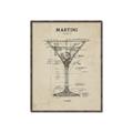 Picture of The Anatomy of a Martini _GroupedProduct_Rectangle_Portrait_Canvas_Framed_
