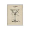 Picture of The Anatomy of a Martini _GroupedProduct_Rectangle_Portrait_Canvas_Framed_
