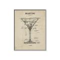 Picture of The Anatomy of a Martini _GroupedProduct_Rectangle_Portrait_Canvas_Framed_