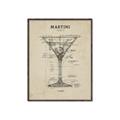 Picture of The Anatomy of a Martini _GroupedProduct_Rectangle_Portrait_Canvas_Framed_