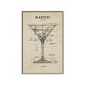 Picture of The Anatomy of a Martini _GroupedProduct_Rectangle_Portrait_Canvas_Framed_