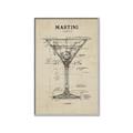 Picture of The Anatomy of a Martini _GroupedProduct_Rectangle_Portrait_Canvas_Framed_