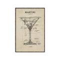Picture of The Anatomy of a Martini _GroupedProduct_Rectangle_Portrait_Canvas_Framed_