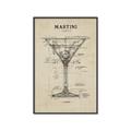 Picture of The Anatomy of a Martini _GroupedProduct_Rectangle_Portrait_Canvas_Framed_