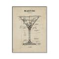 Picture of The Anatomy of a Martini _GroupedProduct_Rectangle_Portrait_Canvas_Framed_