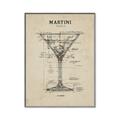 Picture of The Anatomy of a Martini _GroupedProduct_Rectangle_Portrait_Canvas_Framed_